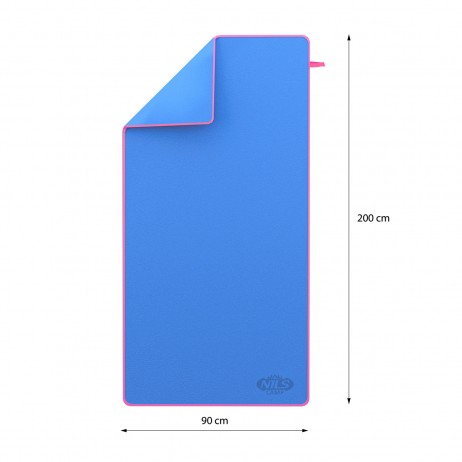 Prosop Microfibra Nils NCR13 Albastru 200 x 90 cm