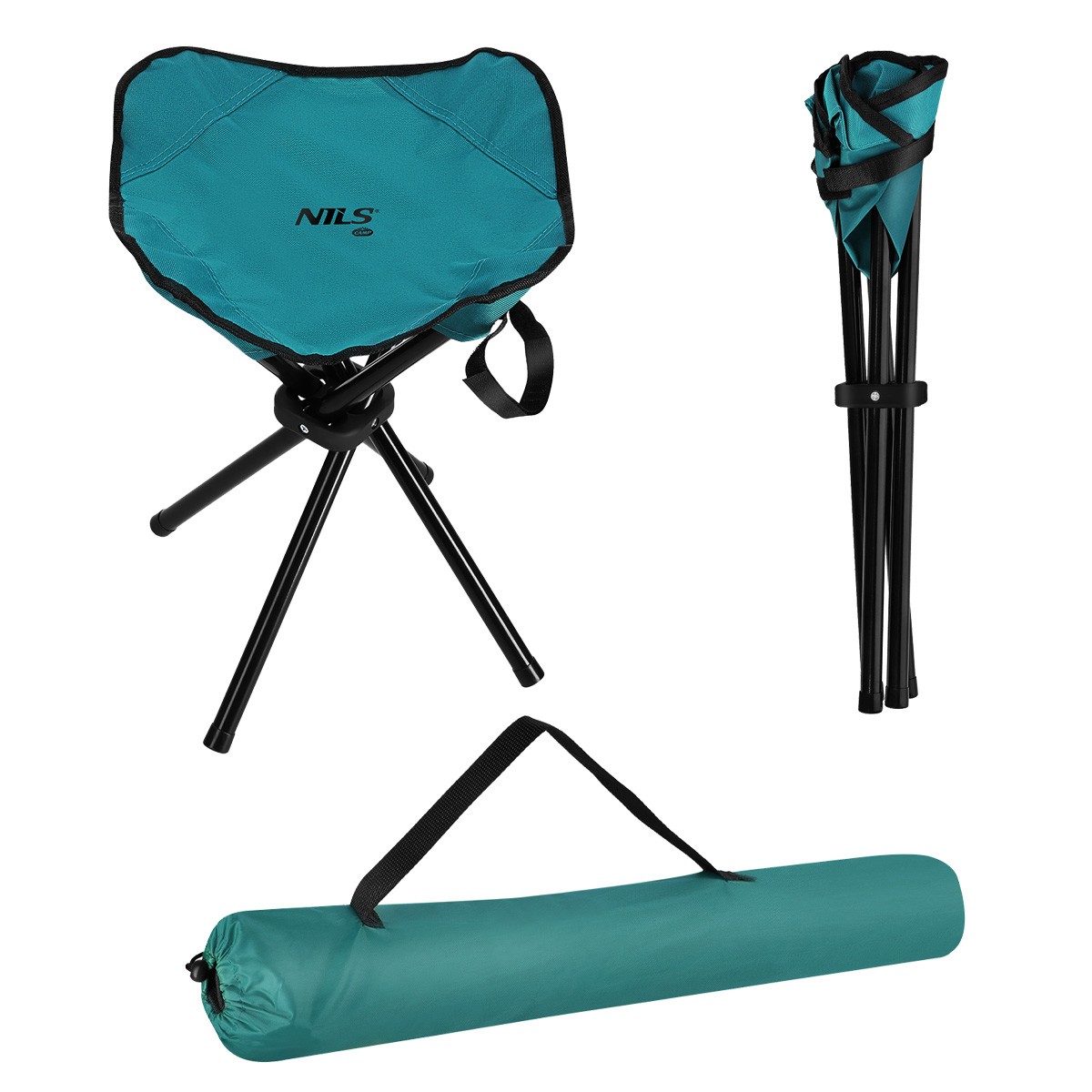 Къмпинг стол сгъваем Nils Camp NC3010, Зелен
