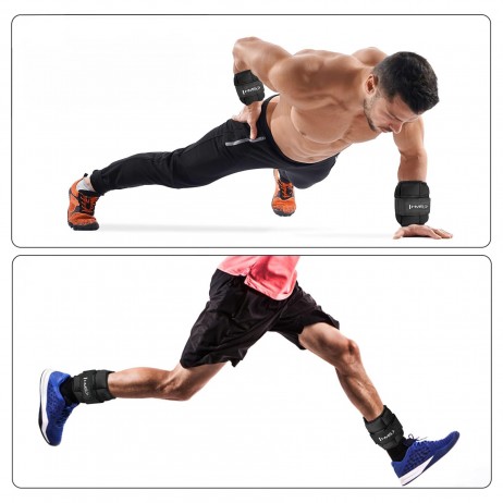 Săculeţi cu greutăți pentru incheieturi si glezne ONK01 HMS, 2 x 0.5KG