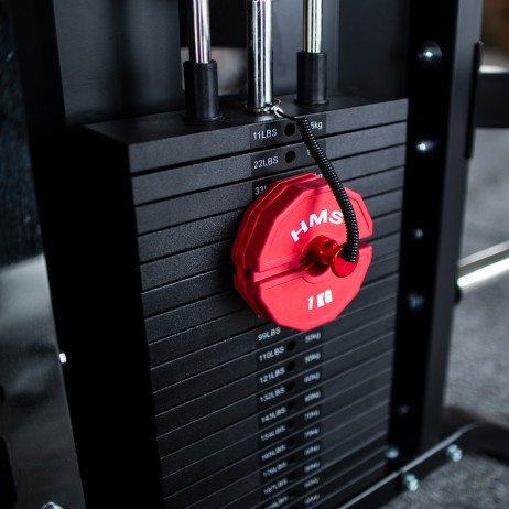 Set greutati cauciucate HMS TSN100 2x1 kg/35 mm