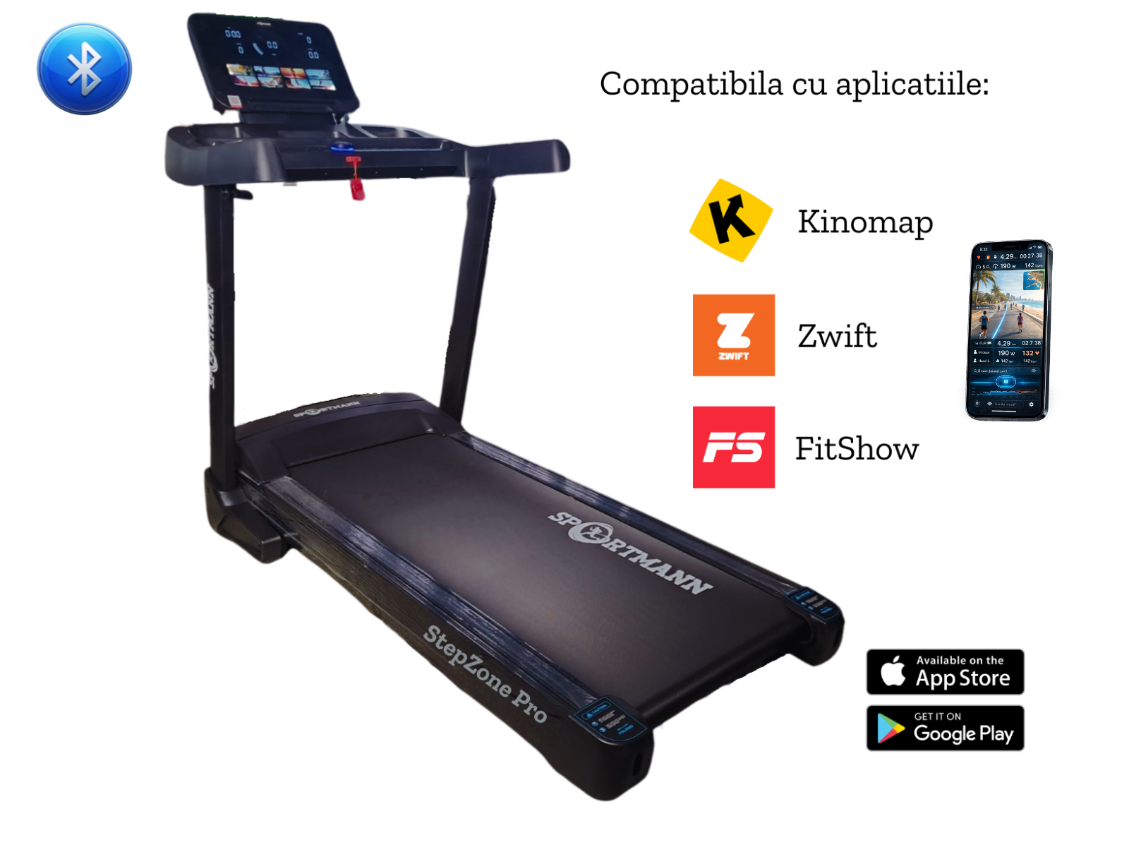 Електрическа бягаща пътека Sportmann StepZone Pro, 4.5 CP