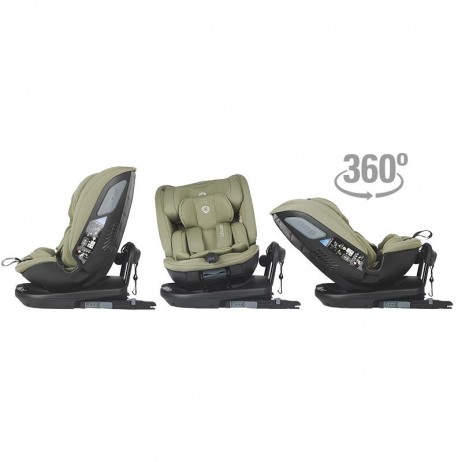 Scaun auto rotativ iSize 40-150 cm Coccolle Velsa Moss green