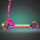 Nils scooter HL-776 Ζάντες LED 120 mm - Ροζ