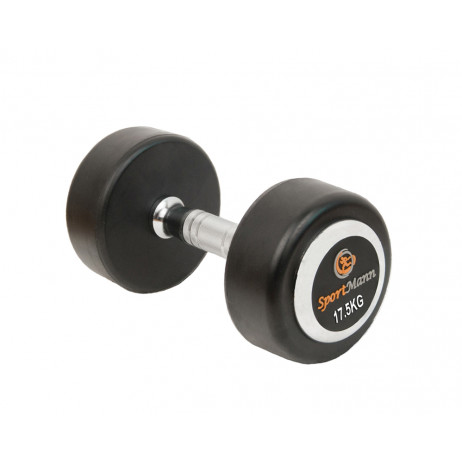 Sportmann Deluxe Rubber Dumbbell 17,5 kg