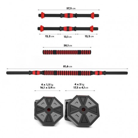 Set Haltere si Gantere HMS SGC15 15 kg