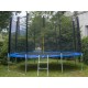 Τραμπολίνο και δίχτυ ασφαλείας Sportmann 430 cm, Μπλε