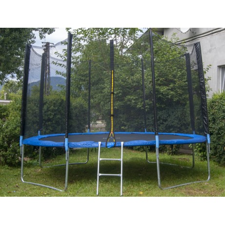 Trambulina si Plasa de Siguranta Sportmann 430 cm, Albastru