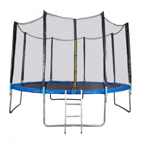 Trambulina si Plasa de Siguranta Sportmann 430 cm, Albastru