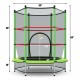 Τραμπολίνο και δίχτυ ασφαλείας Sportmann 140 cm, Πράσινος