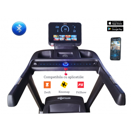 Banda de alergare electrica Sportmann StepZone Pro, 4.5 CP