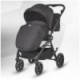 Carucior modular 4in1 Coccolle Serry Jet black cu Scoica auto iSize Coccolle Knox Black si Baza isofix iSize Coccolle Knox