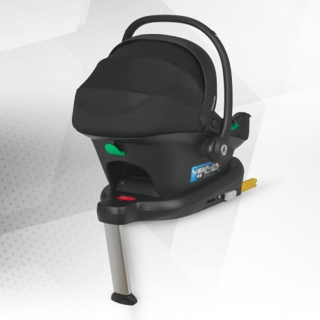 Carucior modular 4in1 Coccolle Serry Jet black cu Scoica auto iSize Coccolle Knox Black si Baza isofix iSize Coccolle Knox