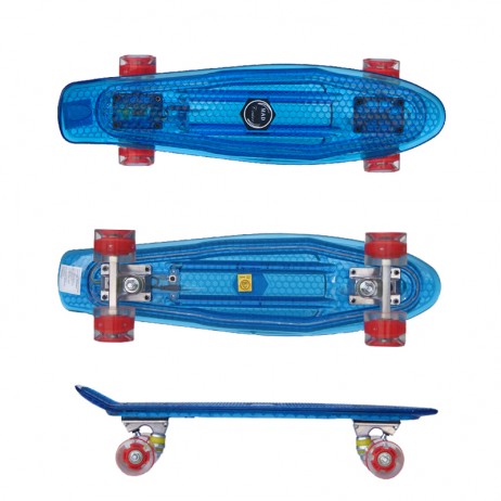 Penny board Mad Cruiser Full LED ABEC 7-albastru