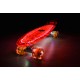 Penny board Mad Cruiser Full LED ABEC 7-piros