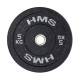 Gumírozott súlytárcsa Bumper Plate 5 kg/51 mm HMS HTBR05-szürke