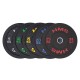 Gumírozott súlytárcsa Bumper Plate 5 kg/51 mm HMS HTBR05-szürke