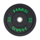 Gumírozott súlytárcsa Bumper Plate 10 kg/51 mm HMS HTBR10-zöld