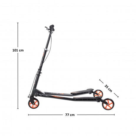 Trotineta Nils Fliker 145 mm- oranj