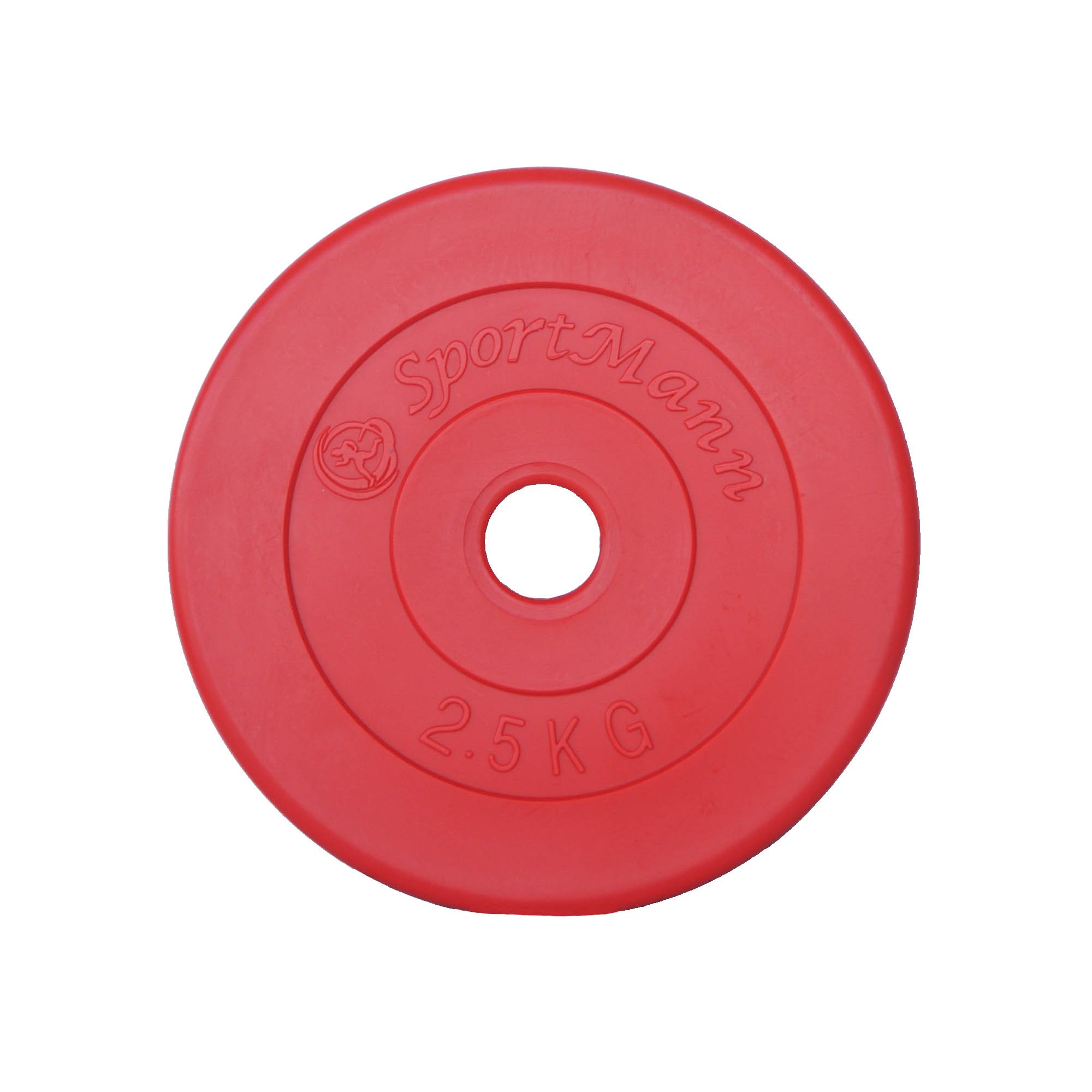Súly PVC 2.5kg/31mm Sportmann - piros