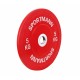 Súlytárcsa gumírozott Bumper Plate SPORTMANN 5kg/51mm – Piros