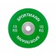 Súlytárcsa gumírozott Bumper Plate SPORTMANN 10kg/51mm – Zöld