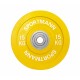 Súlytárcsa gumírozott Bumper Plate SPORTMANN 15kg/51mm – Sárga