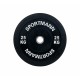 Súlytárcsa gumírozott Bumper Plate SPORTMANN 25kg/51mm – Fekete