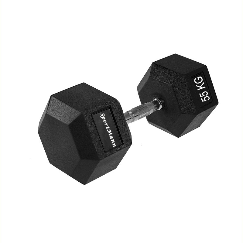 Hatszögű kézisúlyzó Sportmann 55 kg