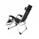Sportmann Deluxe Kerti szék, összecsukható, fekete