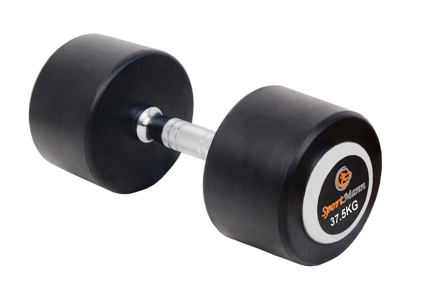 Gumírozott súlyzó Sportmann Deluxe 37.5 kg