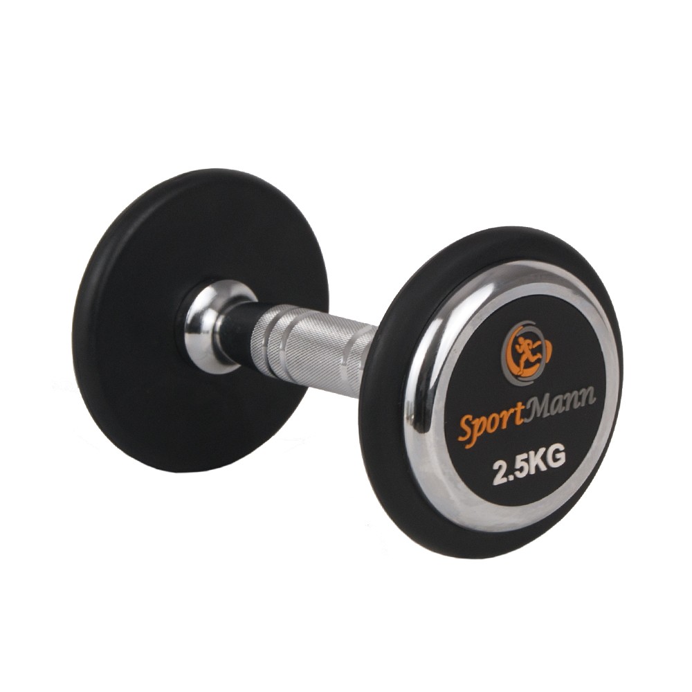Gumírozott kézisúlyzó 2.5kg DELUXE Sportmann