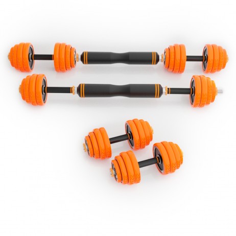 Set Haltera si Gantere HMS SGZ230 PRO 6in1 30kg