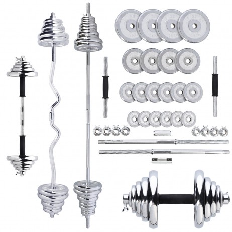 Set de gantere si haltere reglabile 55kg STC55 HMS