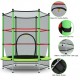 Sportmann trambulin és biztonsági háló 140 cm - Zöld