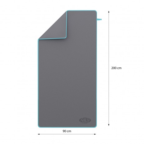 Prosop Microfibra Nils NCR13 Gri 200 x 90 cm.