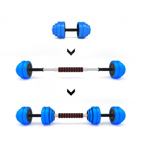 SET DE GANTERE 30 KG HMS BARBELL