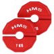 Gumírozott súlytárcsa készlet HMS TSN100 2x1 kg / 35 mm