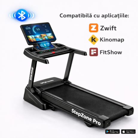 Banda de alergare electrica Sportmann StepZone Pro, 4.5 CP