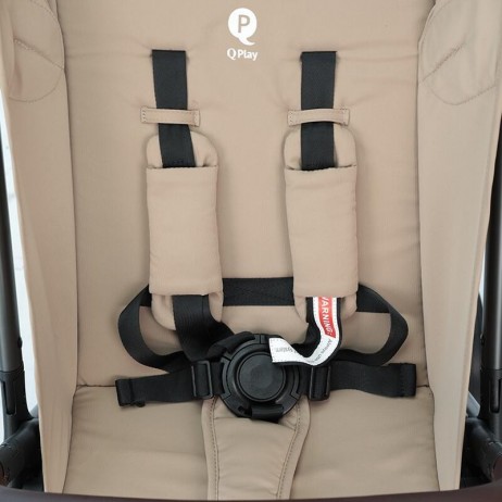 Carucior sport Qplay GRAV cu pliere cu o singura mana, Bej