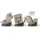 Scaun auto rotativ cu isofix grupa 0-36 kg Coccolle Nova 2022 Moonlit Grey