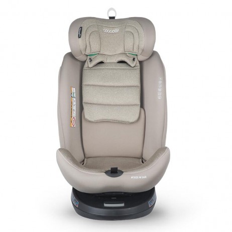 Scaun auto rotativ cu isofix grupa 0-36 kg Coccolle Nova 2022 Moonlit Grey