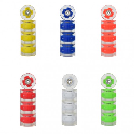 Roata LED penny board ABEC 7 oranj-2 bucati