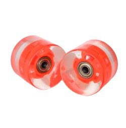 Roata LED penny board ABEC 7 oranj-2 bucati