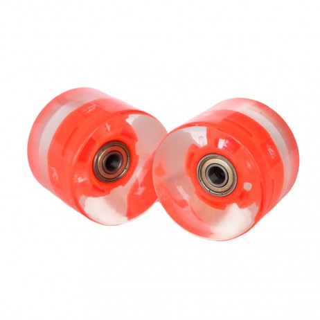 Roata LED penny board ABEC 7 oranj-2 bucati