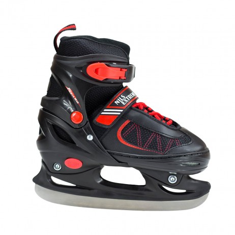Nils Extreme Patine reglabile fete-negru/roz