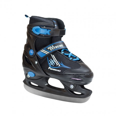 Nils Extreme Patine reglabile -negru/albastru