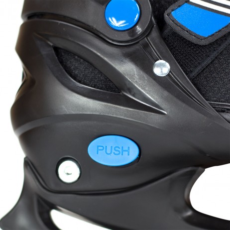 Nils Extreme Patine reglabile -negru/albastru