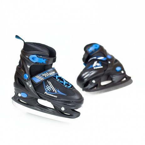 Nils Extreme Patine reglabile -negru/albastru