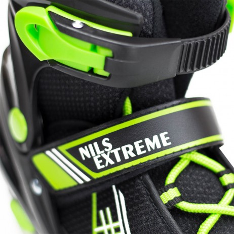 Nils Extreme Patine reglabile -negru/verde