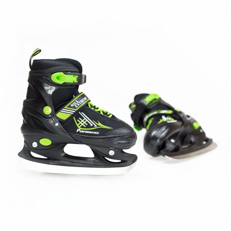Nils Extreme Patine reglabile -negru/verde